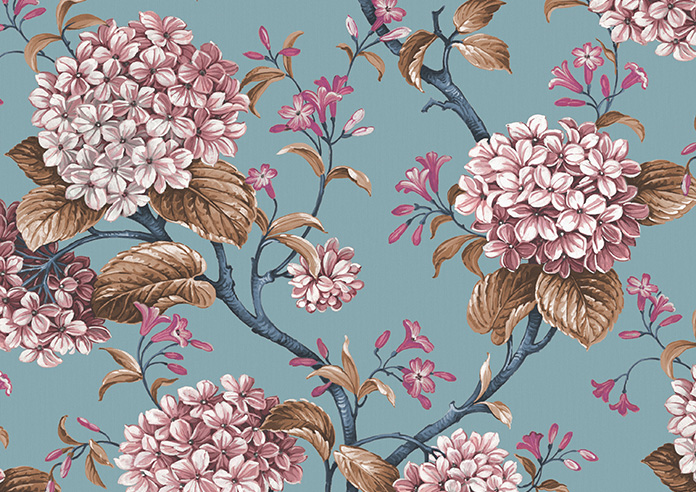 Bouquet, Cornflower - Roller Blind - Image 6